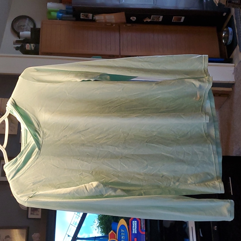 Nike long sleeve DRI-FIT mint green